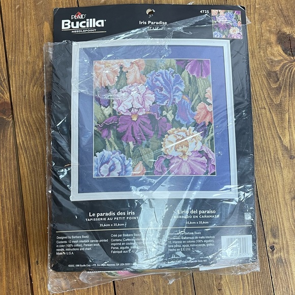 Bucilla Art Bucilla Needlepoint Kit Iris Paradise 4725 Poshmark